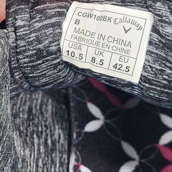 Callaway Halo Women's 10.5 B Black Golf Shoes All Spikes Included - Picture 2 of 14